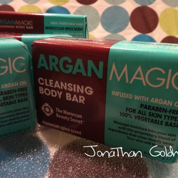 Argan Magic Cleansing Body Bar Soap Bar 8oz 227g - Picture 2 of 4